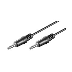 goobay AUX Audiokabel Sort
